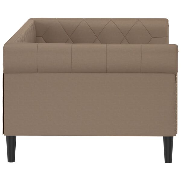 vidaXL Tagesbett Cappuccino-Braun 90x200 cm Kunstleder