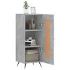 vidaXL Sideboard Betongrau 34,5x34x90 cm Holzwerkstoff