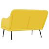 vidaXL Sitzbank Hellgelb 110x76x80 cm Stoff