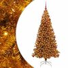 vidaXL Weihnachtsbaum Gold 180 cm PET
