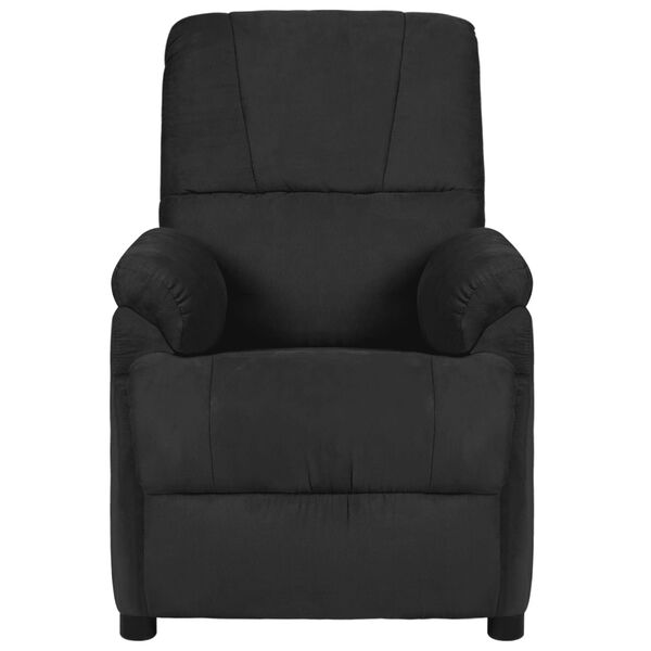 vidaXL Relaxsessel Schwarz Mikrofasergewebe