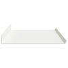 vidaXL Schwebendes Regal 2 pcs Wei&szlig; 80 x 18 x 2,5 cm Stahl
