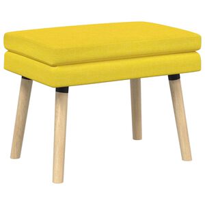 vidaXL Doppellagige Bank Helles Gelb 60 x 40 x 46 cm Stoff