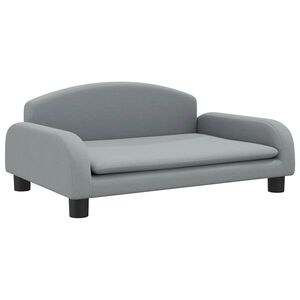 vidaXL Hundebett Hellgrau 70x45x30 cm Stoff