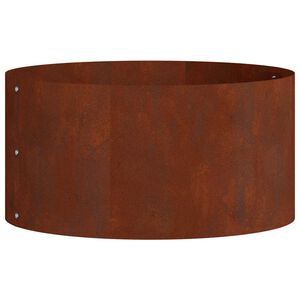 vidaXL Pflanzenring Braun 40 x 40 x 20 cm Wetterfeststahl