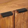 vidaXL Sideboard mit Speicher Akazienbraune Oberfl&auml;che 60 x 33 x 75 cm