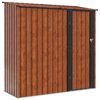 vidaXL Gartenh&uuml;tten Braun 203 x 85,5 x 200 cm Metall