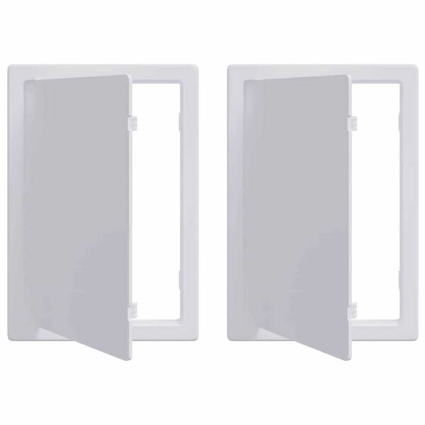 vidaXL Zugangs панели 2 pcs Wei&szlig; 23 x 15 x 2 cm ABS Kunststoff