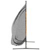 vidaXL Golf-&Uuml;bungsnetz Schwarz und Orange 215x107x216 cm Polyester