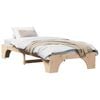 vidaXL Bettrahmen Natur 100 x 200 cm Massives Kiefernholz