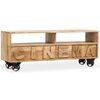 vidaXL TV-Schrank Massivholz Mango 120x30x48 cm