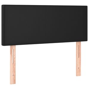 vidaXL Kopfteil Schwarz 80x5x78/88 cm Kunstleder