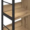 vidaXL B&uuml;cherregal Artisan-Eiche 82 x 32 x 112 cm Holzwerkstoff