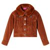 Kinderjacke Cord Cognac 104