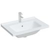 vidaXL Waschbecken Wei&szlig; 71x48x19,5 cm Rechteckig Keramik