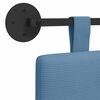 vidaXL H&auml;ngevorderseite Wandmontiert Blau 150 x 55 x 5 cm Cordstoff