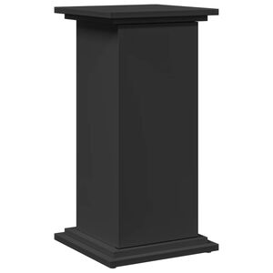 vidaXL Postament mit Stauraum Schwarz 31x30x60 cm Holzwerkstoff