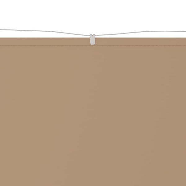vidaXL Senkrechtmarkise Taupe 140x800 cm Oxford-Gewebe