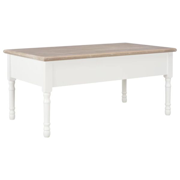 vidaXL Couchtisch Wei&szlig; 100&times;55&times;45 cm Holz