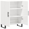 vidaXL Sideboard Hochglanz-Wei&szlig; 69,5x34x90 cm Holzwerkstoff