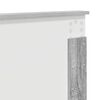 vidaXL Kopfteil Graues Sonoma 200 cm Holzwerkstoff