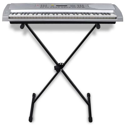 Elektronisches Keyboard 61-Tasten + Verstellbarer Keyboardständer
