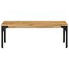 vidaXL Couchtisch 100x55x35 cm Massivholz Mango