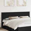 vidaXL Kopfteil Schwarz Eichen-Optik 200 cm Holzwerkstoff