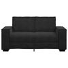 vidaXL 2-Sitzer-Sofa Schwarz 120 cm Samt