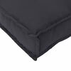 vidaXL Kissen Schwarz 50 x 40 x 12 cm Oxford-Stoff