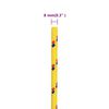 vidaXL Bootsseil Gelb 8 mm 25 m Polypropylen