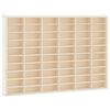 vidaXL Sammlervitrine aus Holz mit 60 F&auml;chern 60 x 4,5 x 40,5 cm