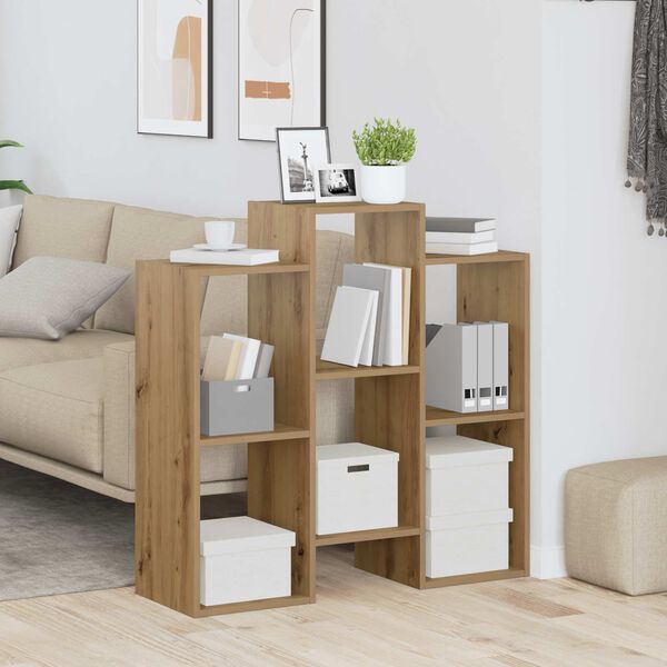 vidaXL Sideboard Artisan-Eiche 90 x 30 x 90 cm
