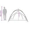 vidaXL Kuppel-Campingzelt 4 Personen Wei&szlig; Verdunkelt Quick Release