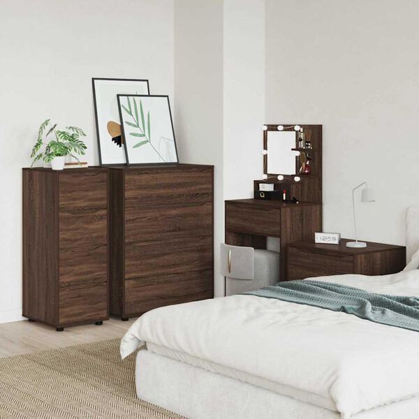 vidaXL Aufbewahrungsschrank Braun Eichen-Optik 40 x 48 x 105 cm