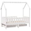 vidaXL Kinderbett mit Schubladen 70x140 cm Massivholz Kiefer