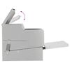 vidaXL H&uuml;hnertretfeeder Silber 50 x 40 x 29 cm Verzinkter Stahl