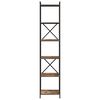 vidaXL B&uuml;cherregal Ger&auml;ucherte Eiche 40 x 30 x 189,5 cm Holzwerkstoff