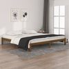 vidaXL Massivholzbett Honigbraun Kiefer 200x200 cm