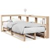 vidaXL Massivholzbett mit Regal ohne Matratze 90x200 cm Kiefer