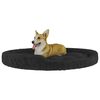 vidaXL Hundebett Schwarz 110x90x23 cm Pl&uuml;sch