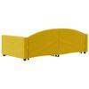 vidaXL Tagesbett Ausziehbar mit Schubladen Gelb 100x200 cm Samt