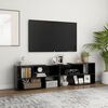 vidaXL TV-Schrank Hochglanz-Schwarz 149x30x52 cm Holzwerkstoff