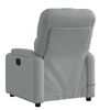vidaXL Massage-Relaxsessel, hellgrauer Stoff