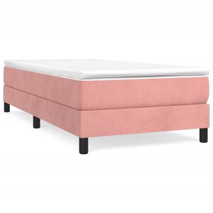 vidaXL Boxspringbettgestell Rosa 80x200 cm Samt