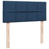 vidaXL Boxspringbett mit Matratze Blau 120x200 cm Stoff
