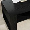 vidaXL Couchtisch Schwarz Eichen-Optik 92 x 53 x 45 cm Holzwerkstoff