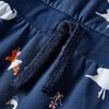 Kinderkleid mit Langen &Auml;rmeln Marineblau 116