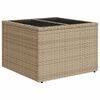 vidaXL Garten-Sofa-Set 7 pcs Beige Poly Rattan