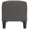 vidaXL Sitzbank Grau 100x35x41 cm Kunstleder